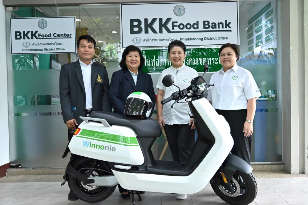 Bangchak Presents Winnonie to Support BKK Food Bank Project; Delivering Food and Essentials in the Phra Khanong District